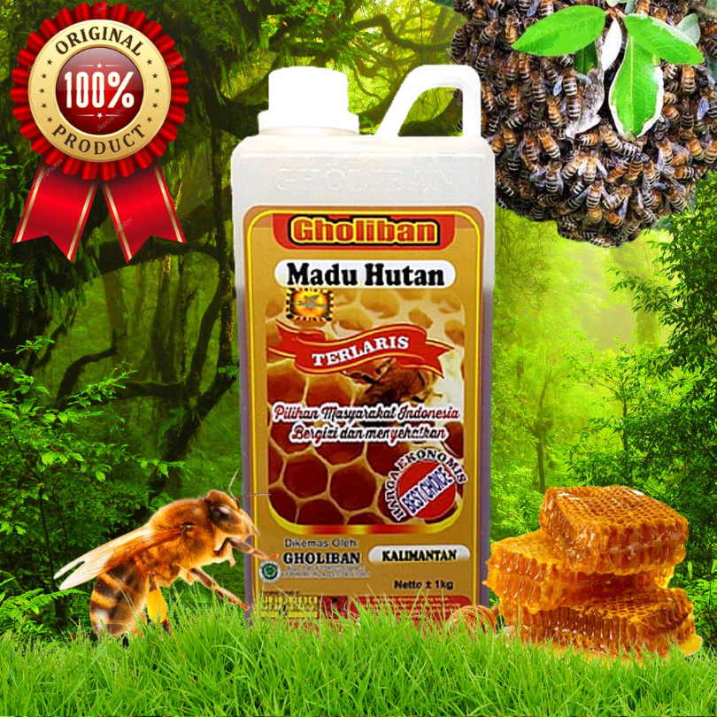 Jual Madu Hutan Kalimantan Asli Gholiban 1kg Shopee Indonesia 1127