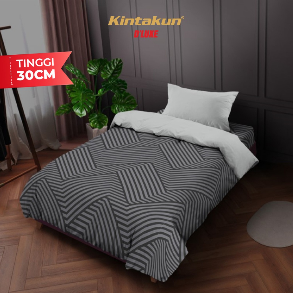Jual Kintakun Bed Cover Set Fitted 120 Ariadra DLUXE Microfiber T30