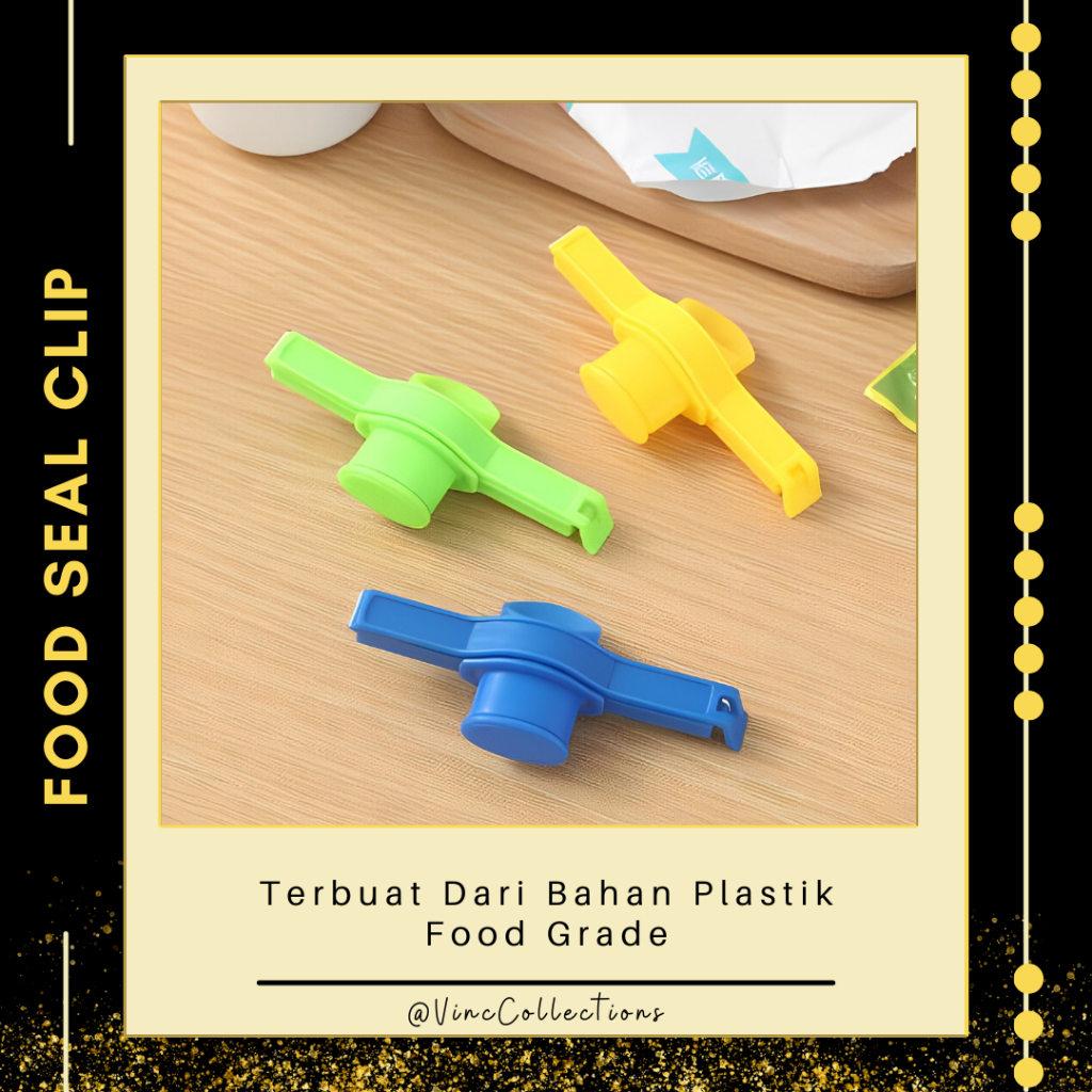 Jual PENJEPIT KEMASAN KLIP SNACK / Klip Segel Plastik Penutup Makanan ...