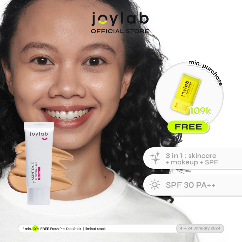 Jual Joylab Skintone Moisture Tint SPF30 PA++ Happy 30ml Tinted