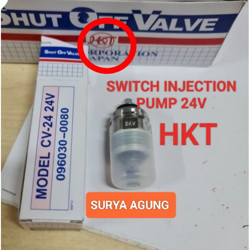 Jual SWITCH INJEKSI PUMP 24 VOLT / SWITCH BOS POM INJECTOR 24 VOLT MERK ...