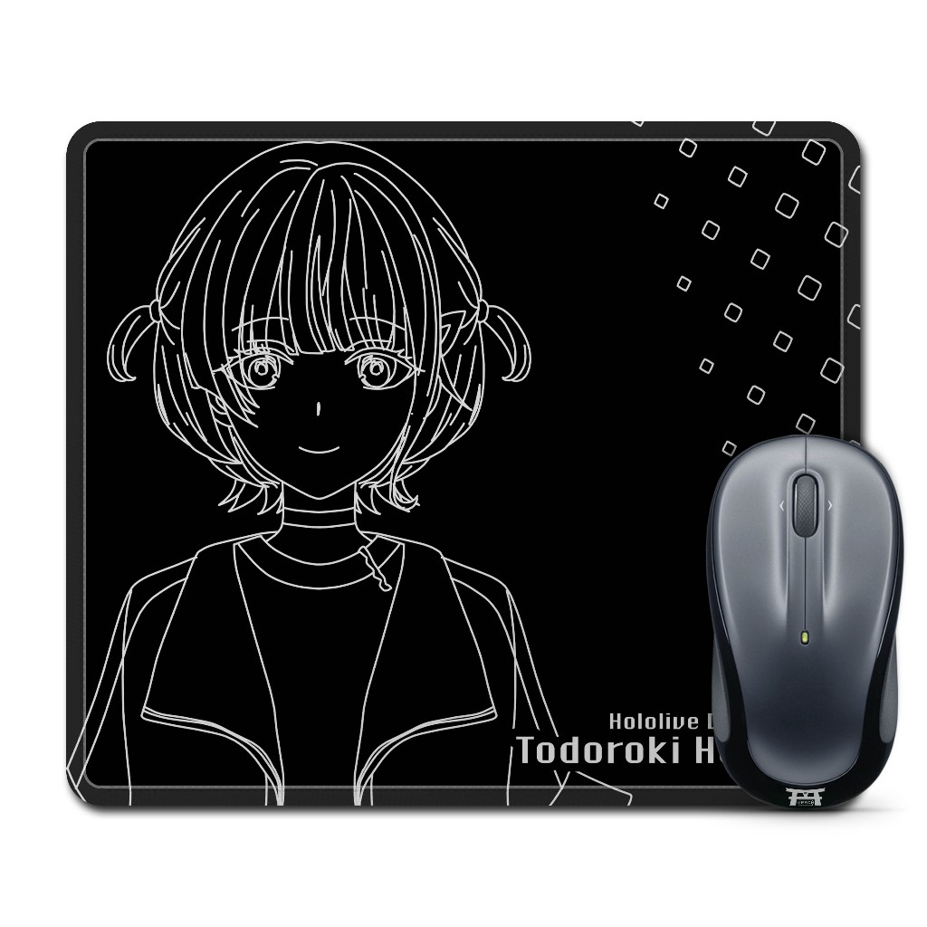 Jual Mouse pad gaming anime vtuber TODOROKI HAJIME LINE Hololive DEV_IS
