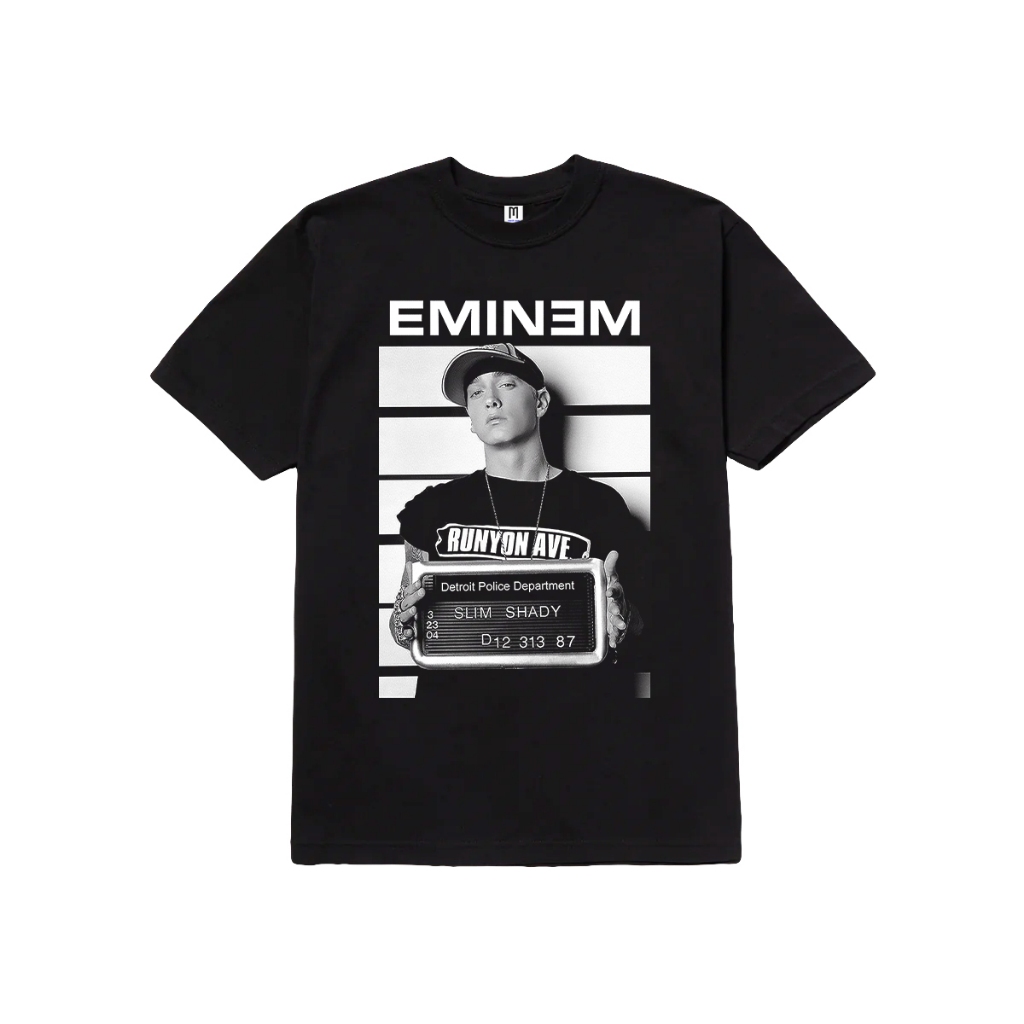 Jual Eminem Slim Shady Kaos Hitam Rapper Shopee Indonesia 