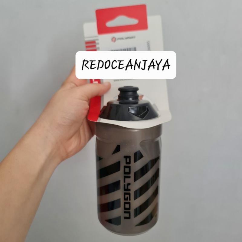 Jual bottle polygon collosus T7 T8 500ml black bidon botol minum sepeda ...