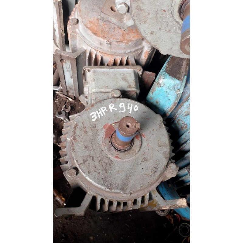 Jual Dinamo Motor Listrik Pabrik 3 Phase 3 Hp Rpm Rendah 940 (Di Jamin ...