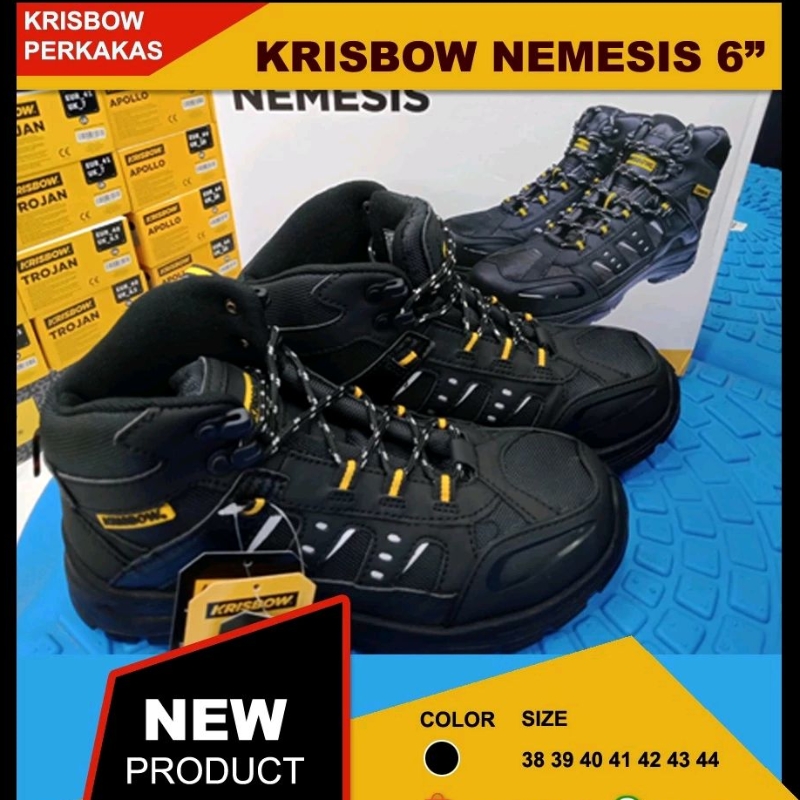 Jual Krisbow Safety Shoes Nemesis 6inch Shopee Indonesia 8154