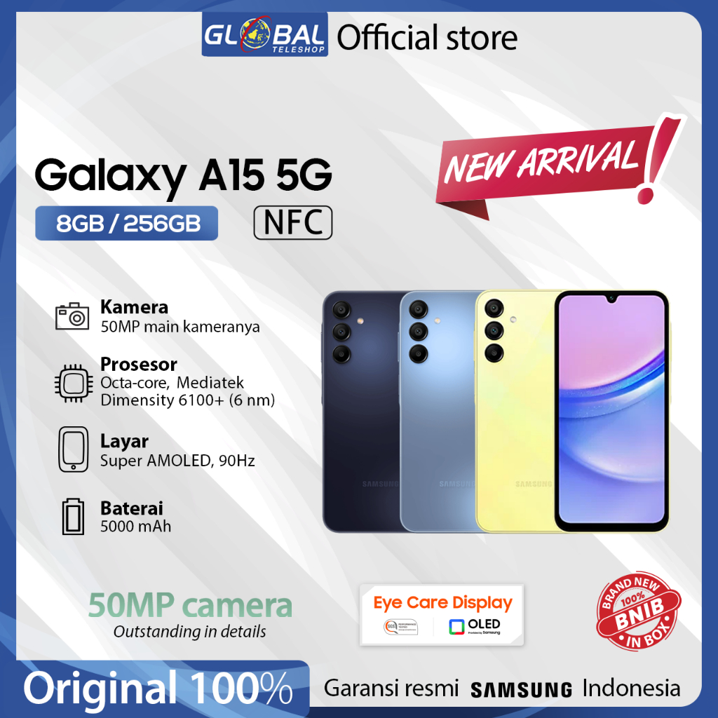 Jual Samsung Galaxy A15 5G 8/256GB Garansi Resmi | Shopee Indonesia