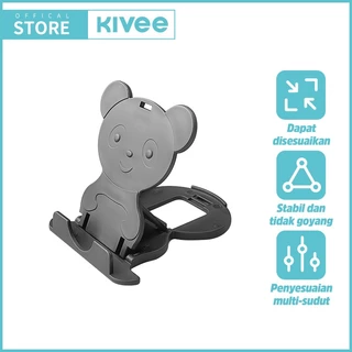 KIVEE mobile phone holder bear cute portable multi-purpose mobile phone holder