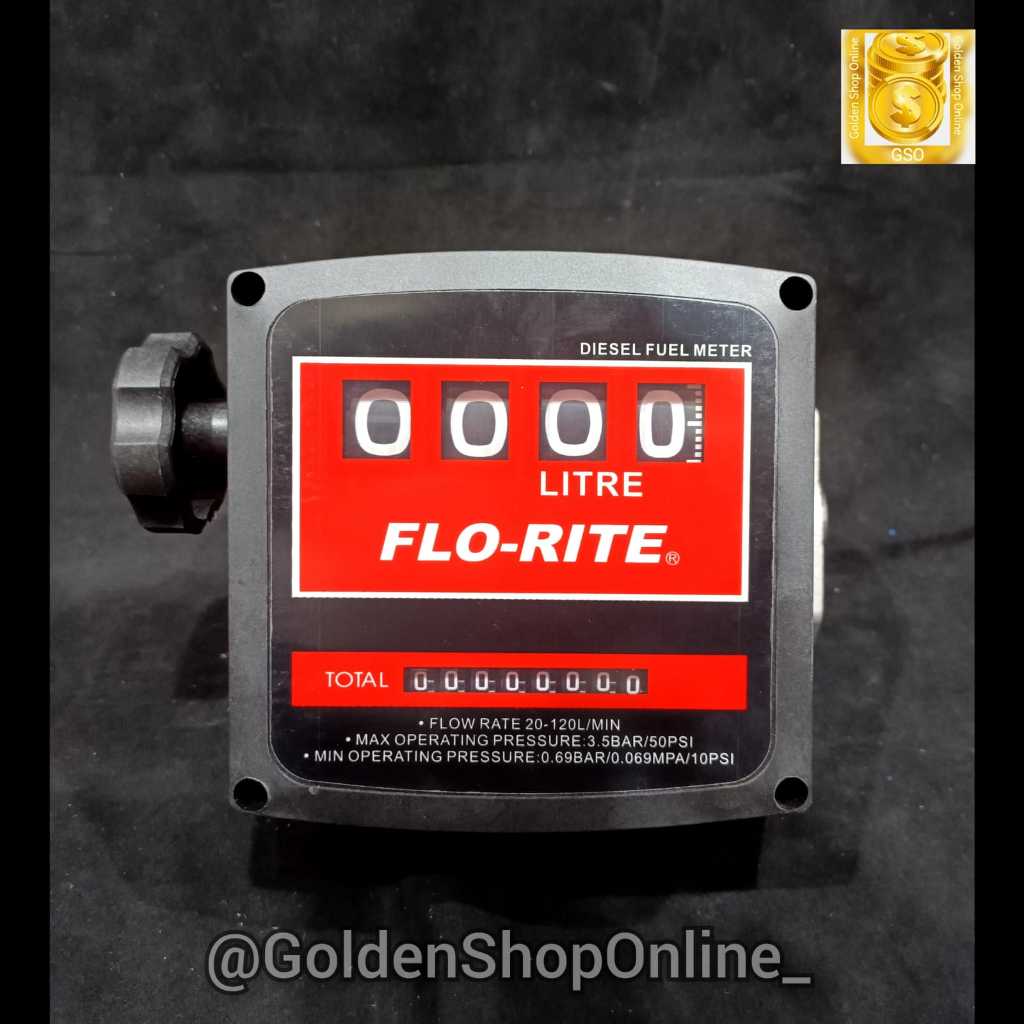 Jual Flow Meter Merk Flo Rite 1'' x 4 Digit | Shopee Indonesia