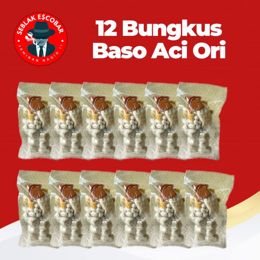 Jual Baso Aci Original 12 Bungkus Homemade By Seblakescobar Shopee