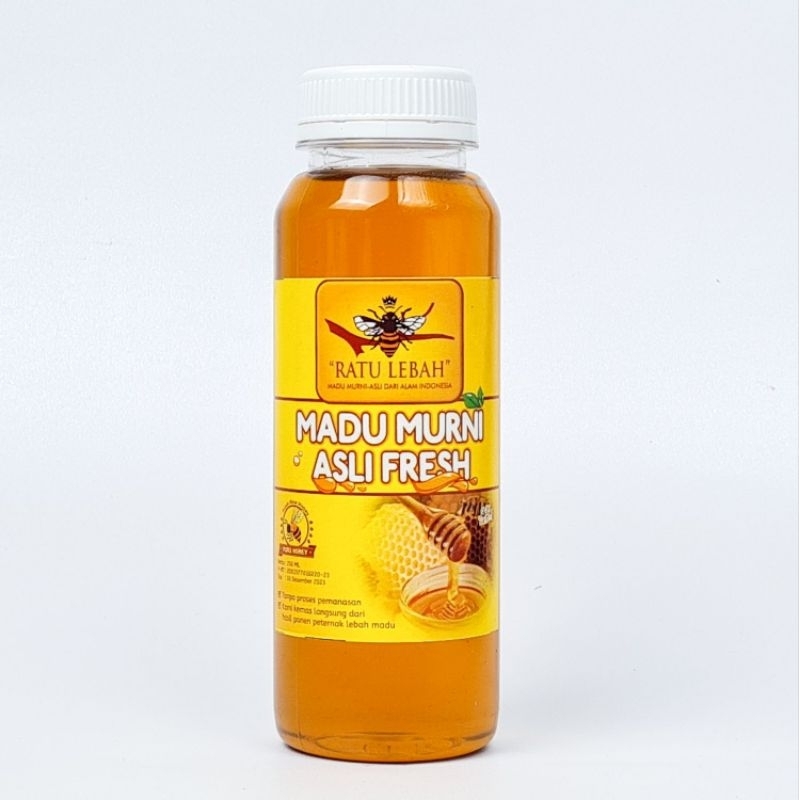 Jual Madu Murni 100% Asli & Fresh 250 ml Masih Mentah, Tanpa Proses