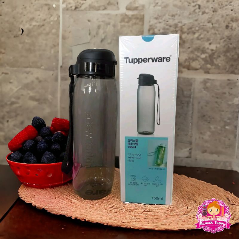 Jual Wadah Tempat Botol Air Minum H2go Bottle 750 Ml Tupperware Tuppy Murah Shopee Indonesia 7747