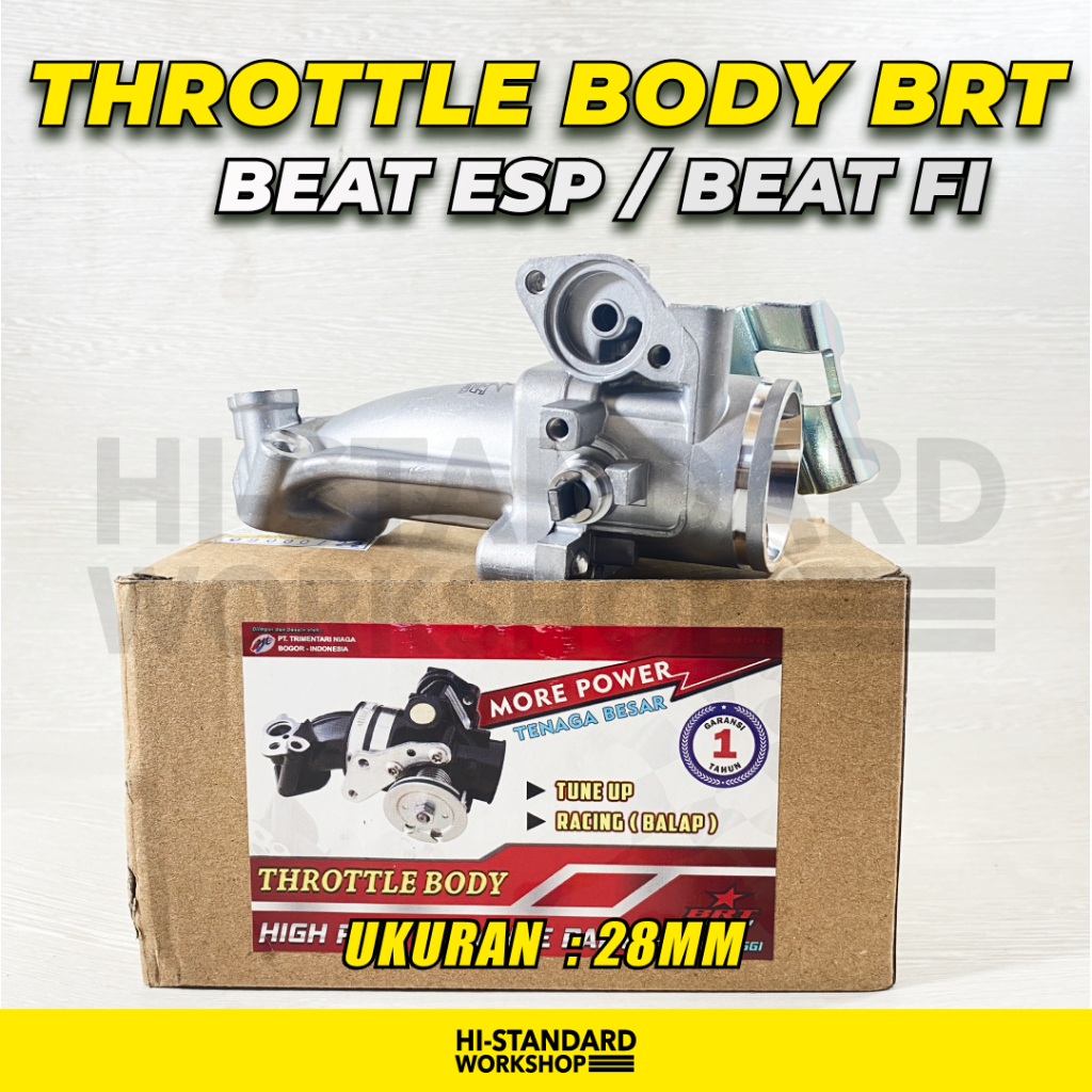 Jual Throttle Body Tb Brt Beat Esp Vario Esp Scoopy Ukuran Mm Dan