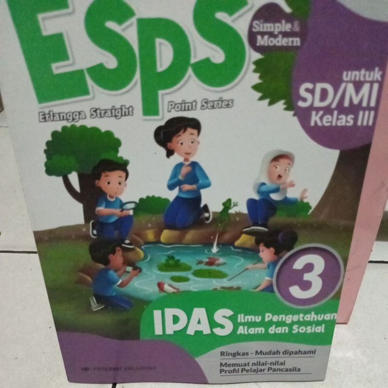 Jual Esps Ipas Ilmu Pengetahuan Alam Dan Sosial Untuk Sd/mi Kelas 3 ...