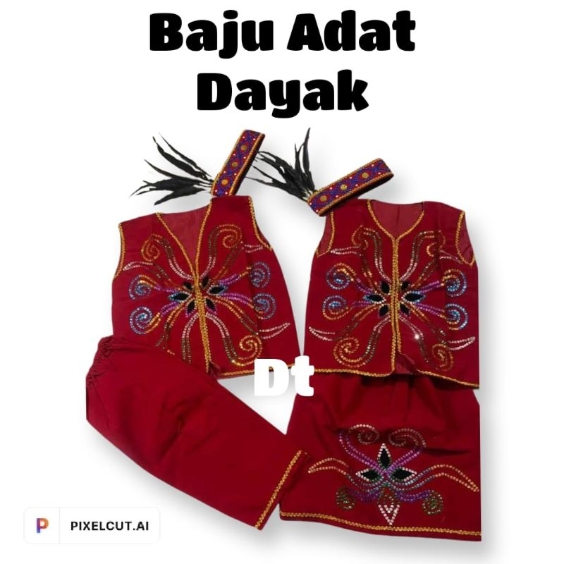 Jual Baju Adat Dayak Sepasang | Shopee Indonesia