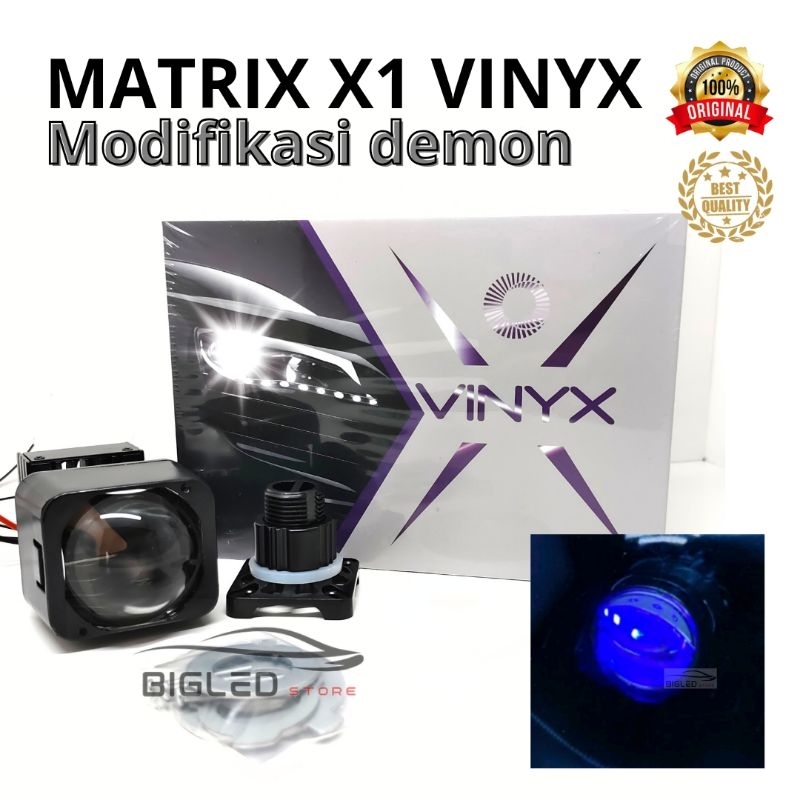 Jual Lampu Utama Led Biled Matrix X Vinyx Inc Riginal Free Lampu