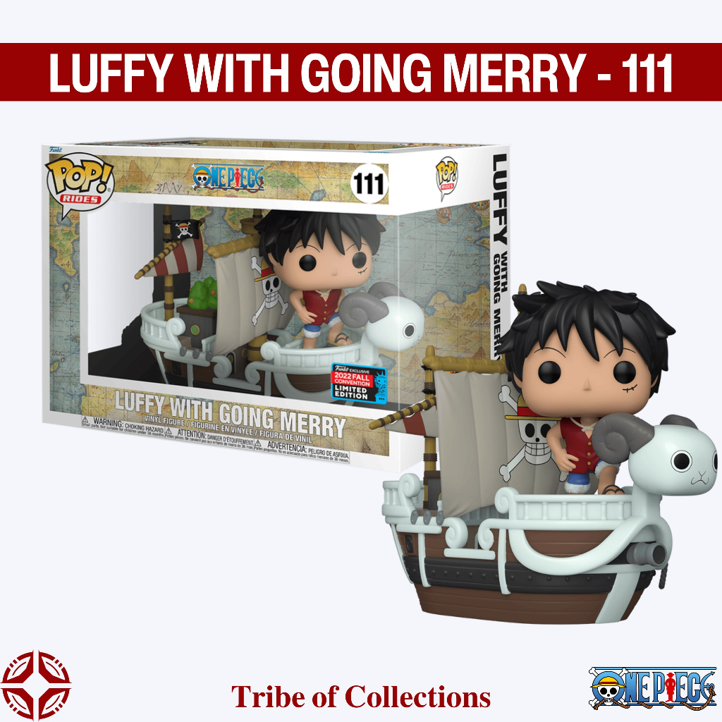 Funko Pop NYCC One Piece Luffy With Going hot Merry