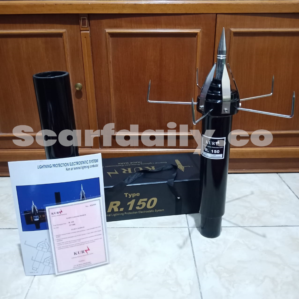 Jual Penangkal Petir KURN R150 Box Hitam ORIGINAL 100% | Shopee Indonesia