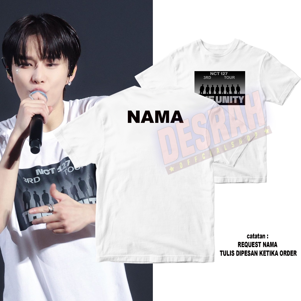 Jual kaos kpop- nct 127 the unity tour versi silhoutte concert ( Bisa ...