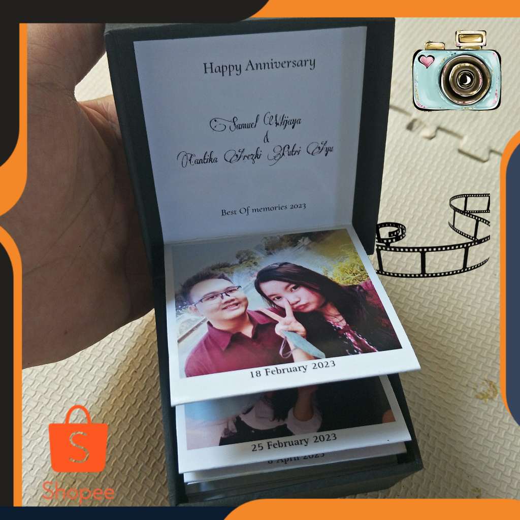 Jual Pop-Up PHOTO BOX KALENDER 22 SHEET | Hadiah Wisuda | Kado Ulang ...