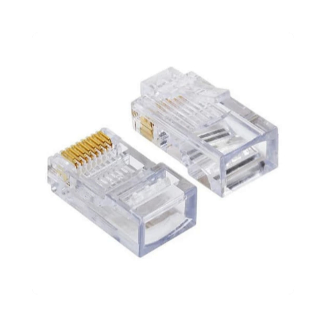 Jual Conector Rj45 Cat5 Jack Konektor RJ45 Kepala Kabel UTP LAN RJ45 ...