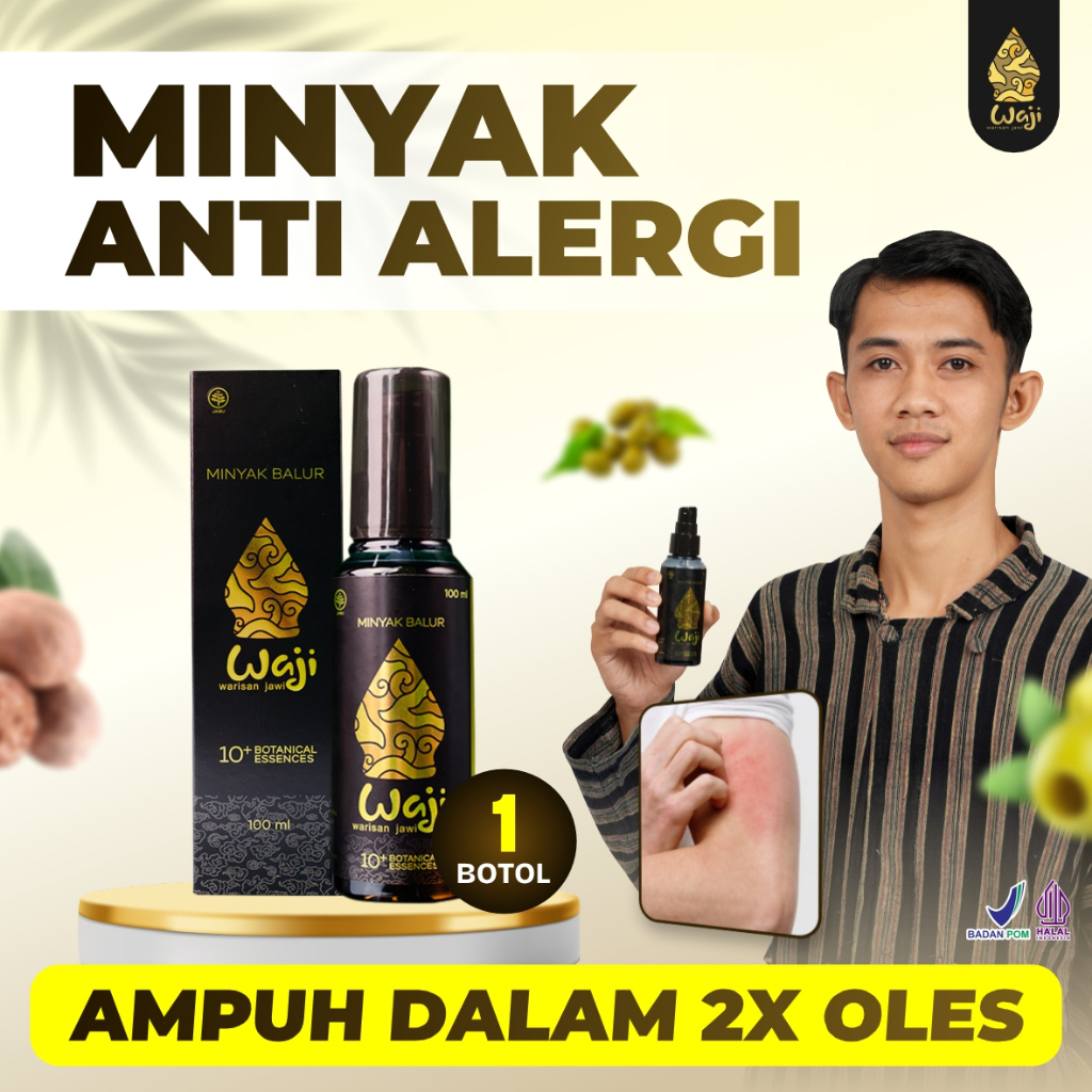 Jual WAJI - Minyak Waji Minyak Balur Anti Alergi Dan Gatal-Gatal, Pegal ...