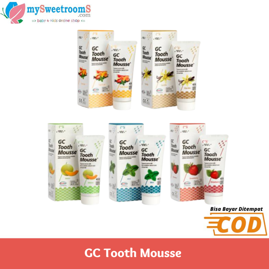 Jual GC Tooth Mousse GC Tooth PLUS TERBARU Vitamin Gigi Anak 40gr ...