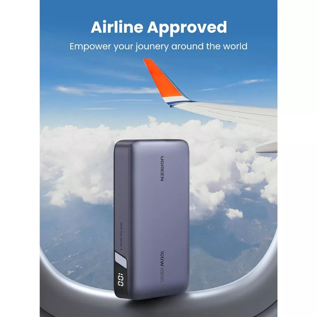 UGREEN Power Bank Laptop Macbook Notebook iPad 20.000mAh PD Fast Charging 100W 25188
