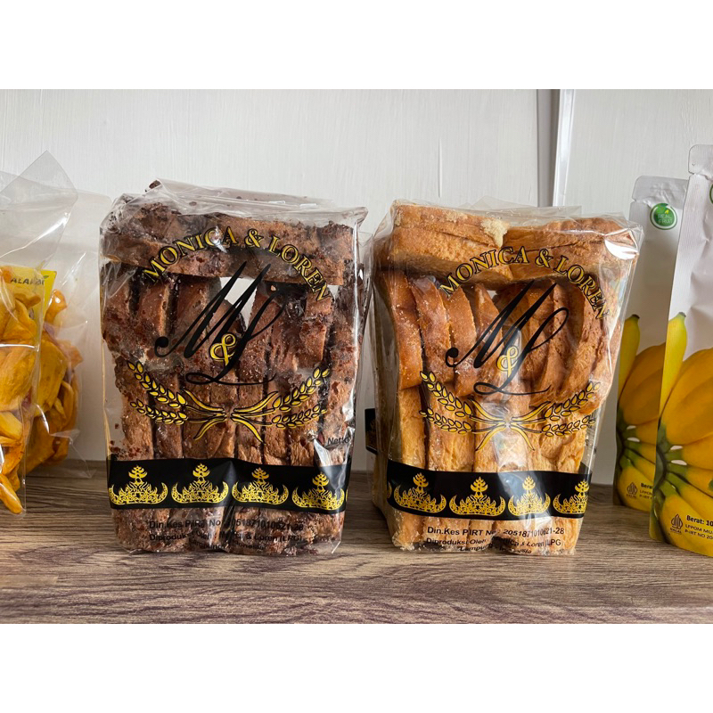 Jual Roker (roti kering monica) manis ori & coklat | Shopee Indonesia