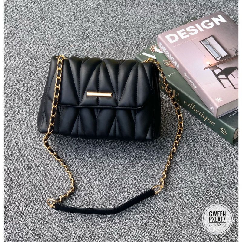 Tas Selempang Wanita Import -ALLUNA BAG Tas Bahu Wanita Import slingbag  Korea bag Tas Wanita Elegan Tas premium wanita tas mewah