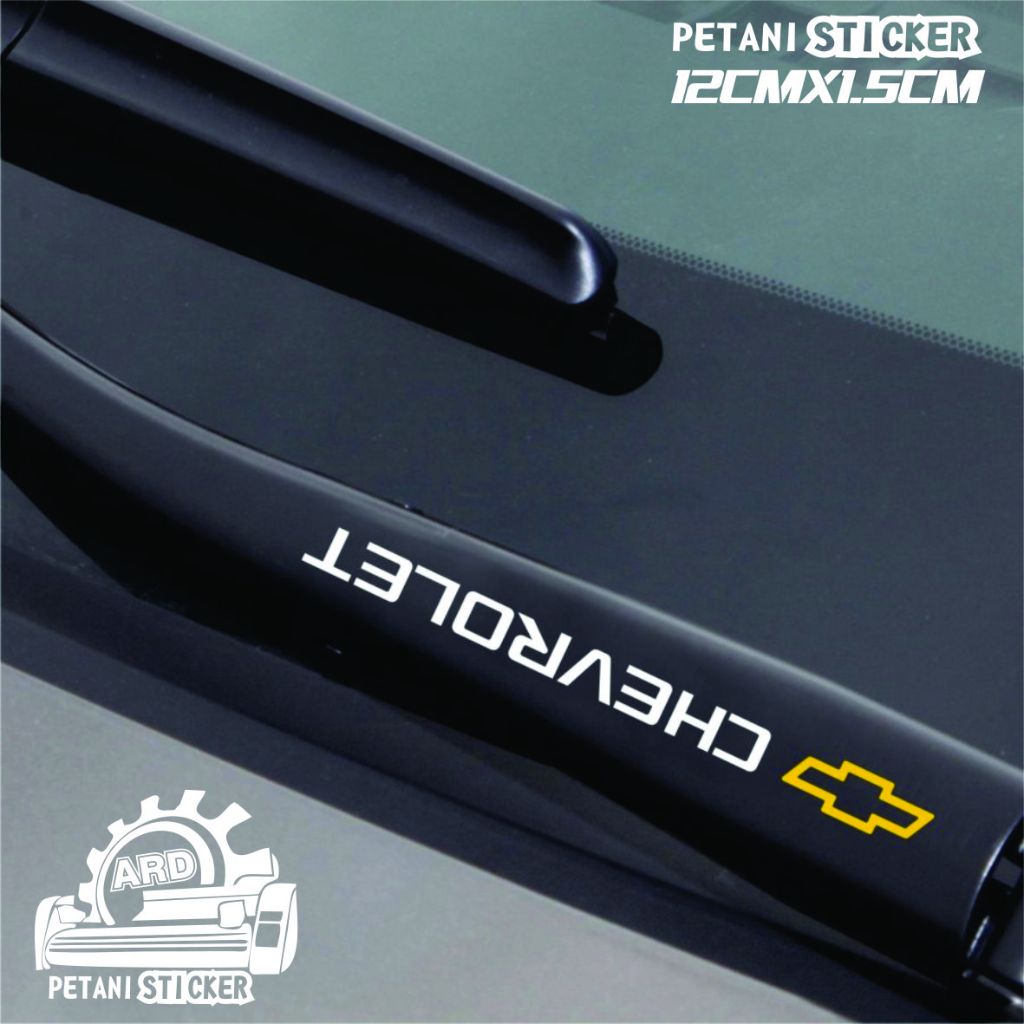 Jual STIKER STICKER MOBIL CHEVROLET UNTUK WIPER TAMPIL KEREN 2PCS ...