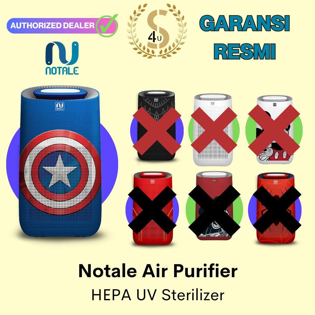 Jual Notale Air Purifier With Hepa Uv Sterilizer Up M Shopee Indonesia