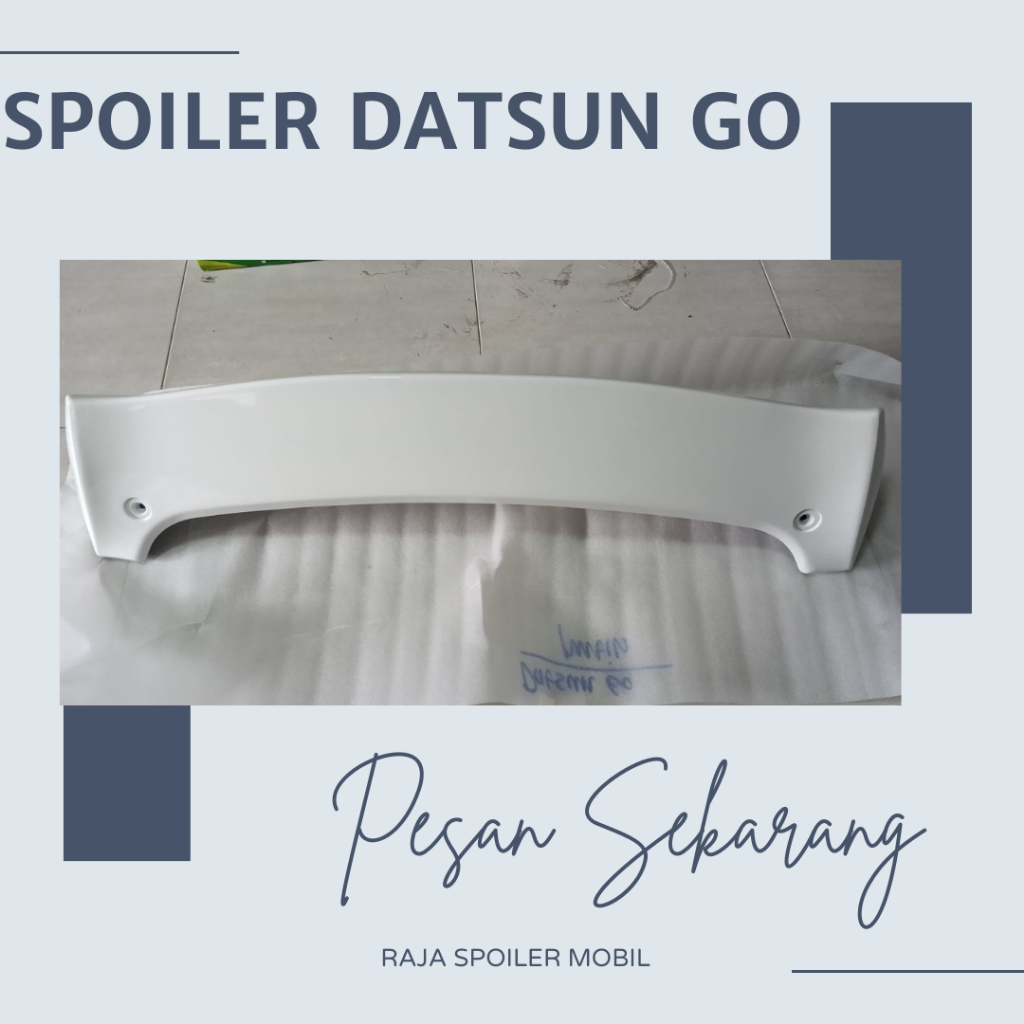 Jual SPOILER MOBIL DATSUN GO 2 BARIS & 3 BARIS WITH LAMP | Shopee Indonesia
