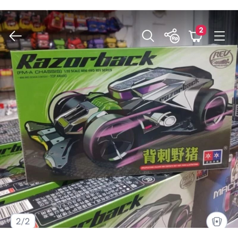 Jual Tamiya Mini4wd daxing razorback FMA-CHASIS | Shopee Indonesia