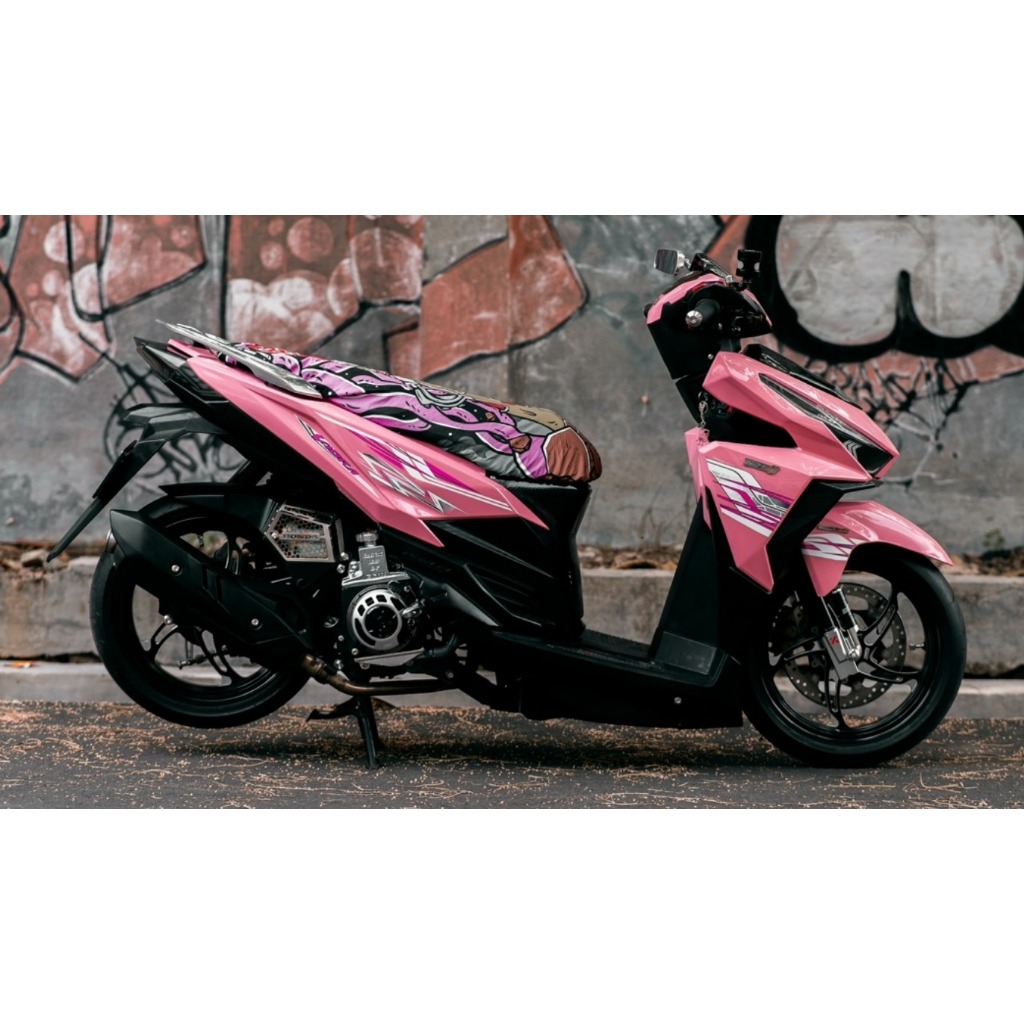 Jual STRIPING TRANSPARAN CUSTOM VARIO LED OLD 125/150 2015-2017 ROBOTIC