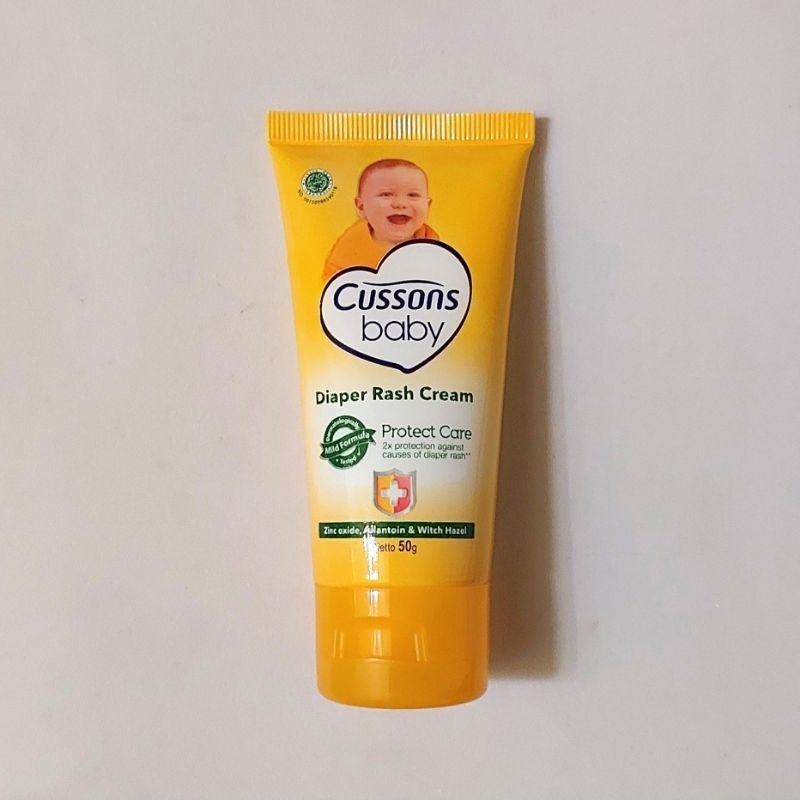 Jual Cussons Baby Diaper Rash Cream Protect Care 50g Shopee Indonesia