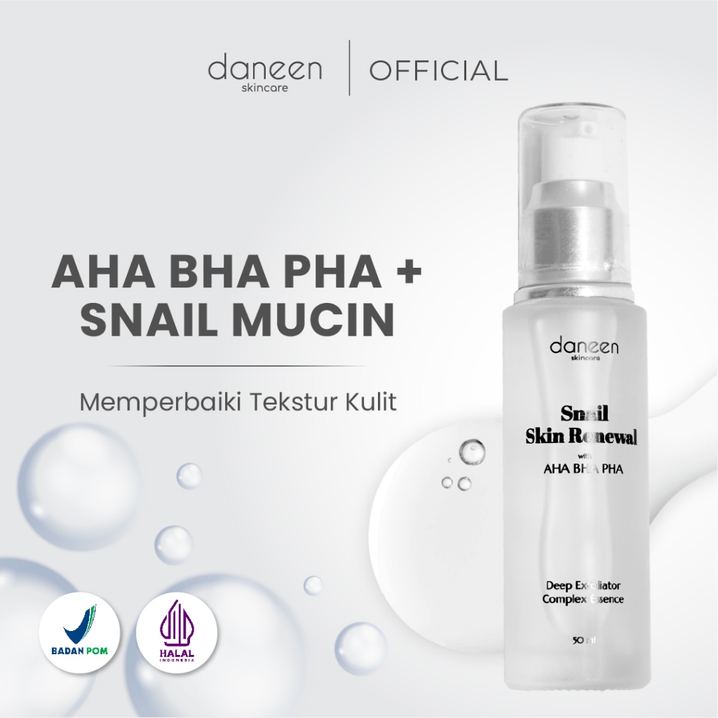 Jual Daneen Snail Essence Exfoliator AHA BHA PHA 50ml Exfoliating, Snail Mucin, Triple Acid