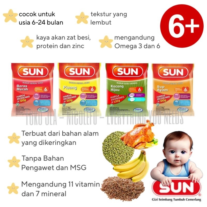 Jual SUN Ekonomis Kemasan Karton isi 24sachet / PROMINA Daging Brokoli ...