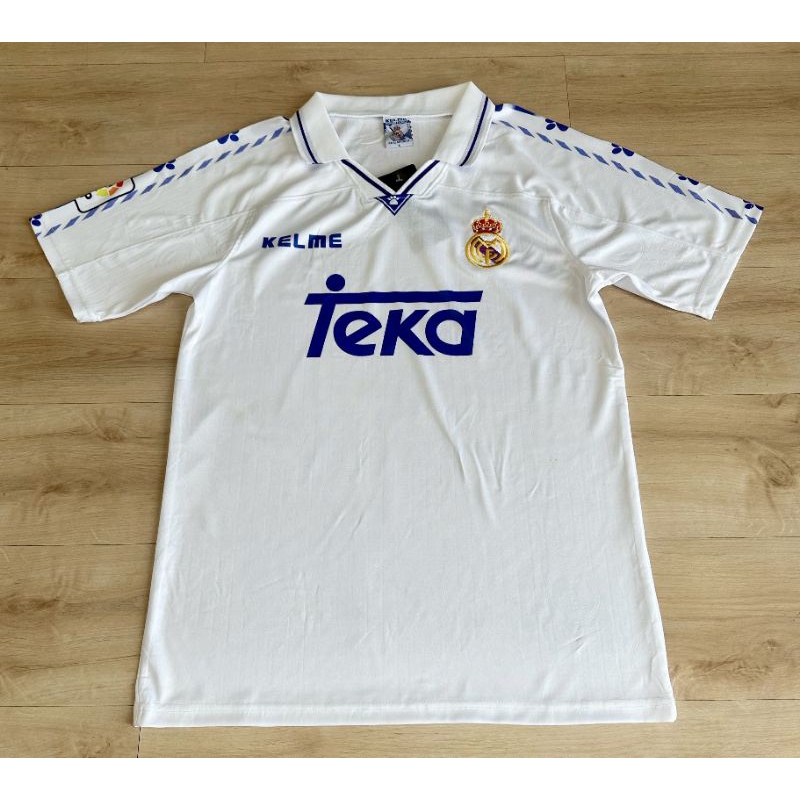 Maillot Vintage Real Madrid 1996-1997 – Sponsor Teka – Taille XL