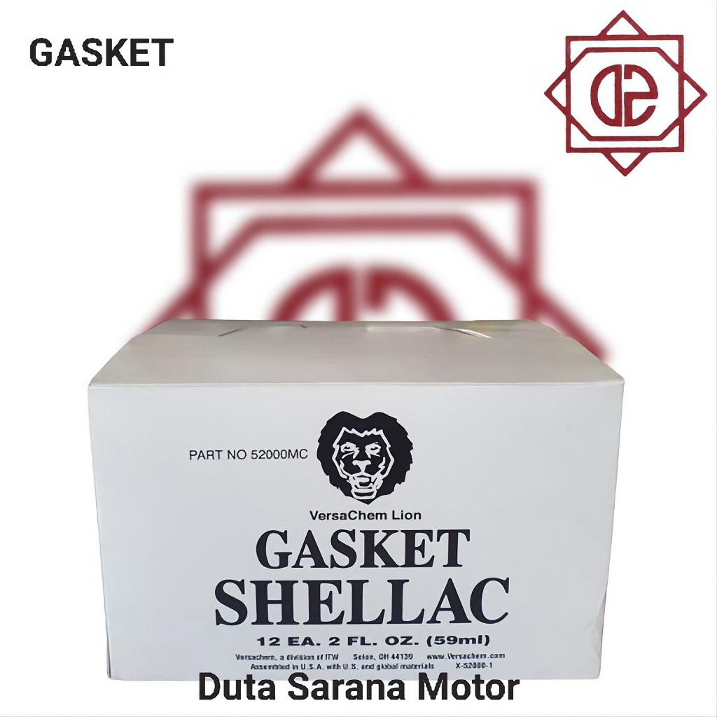 Jual Lem Universal Gasket Shellac 59ml Versachem Lion 52000MC | Shopee ...