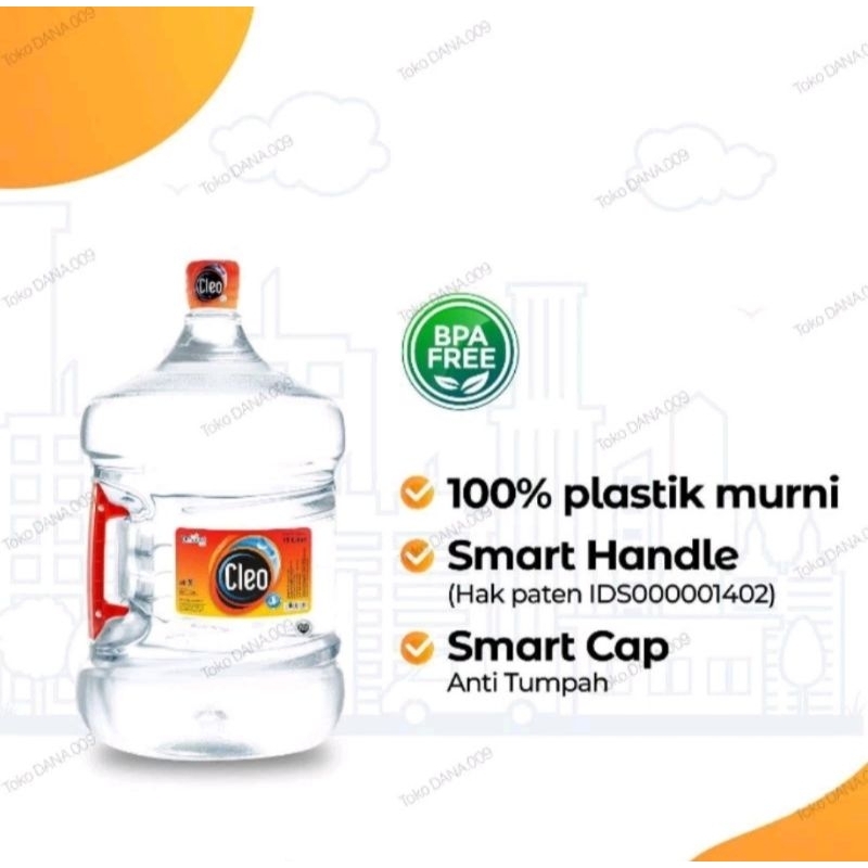 Jual Cleo Galon 19liter Galon Plus Isi Plus Tisue Khusus Instant Botol Galon Terbaru Lebih 1785