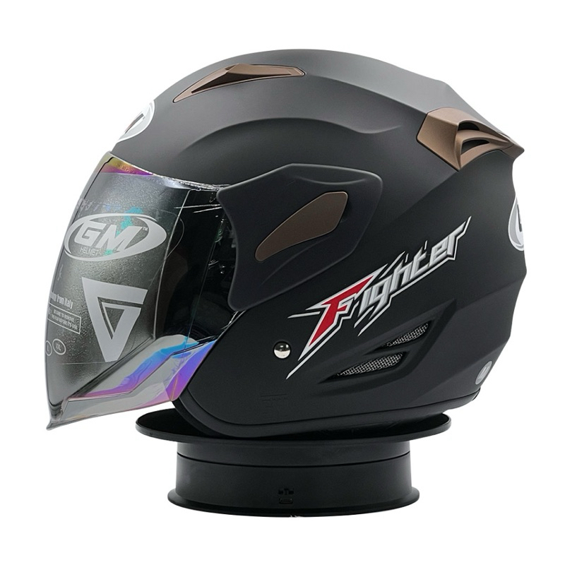 Jual HELM GM FIGHTER SOLID 100% ORIGINAL | Shopee Indonesia