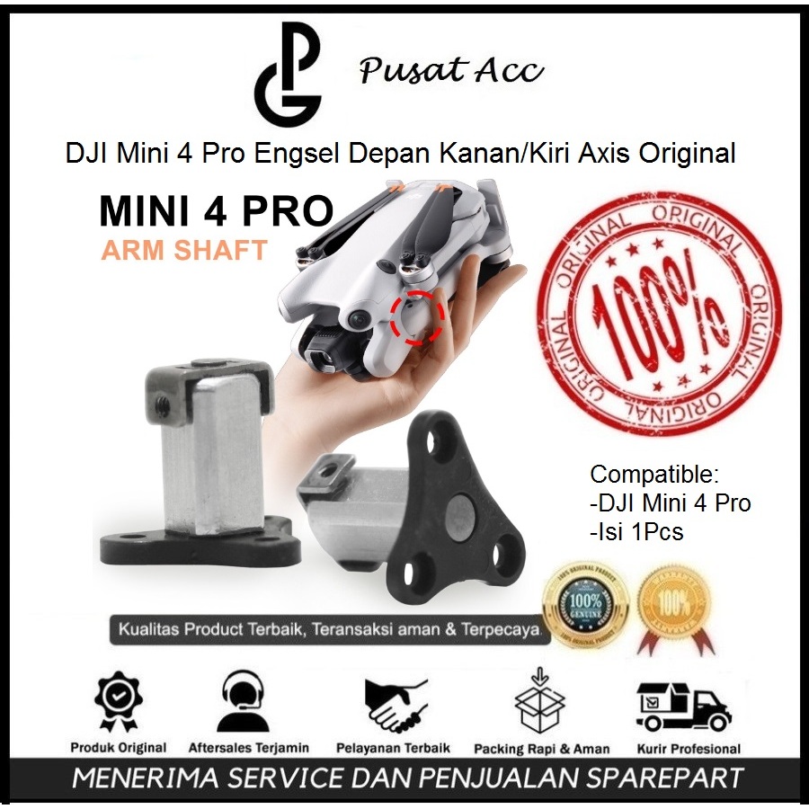 Jual Dji Mini 4 Pro Engsel Depan Arm Shaft Axis Original Mini 4 Pro Front Axis Arm Shopee 