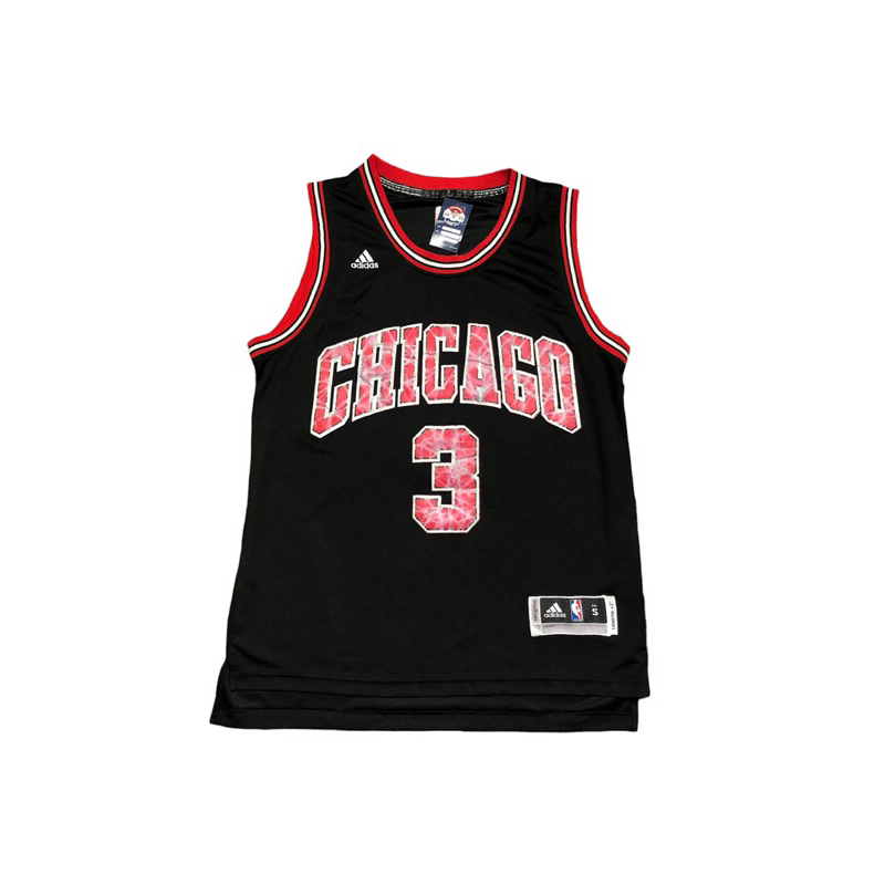 Black wade bulls jersey sales