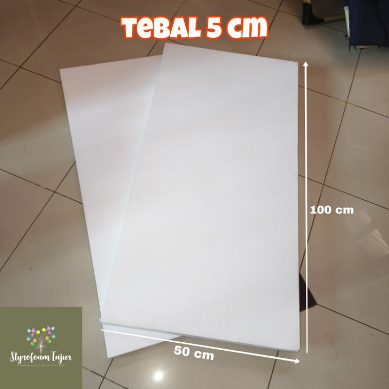 Jual 100 X 50 Tebal 5 Cm Styrofoam Lembaran Gabus Lembaran | Shopee ...