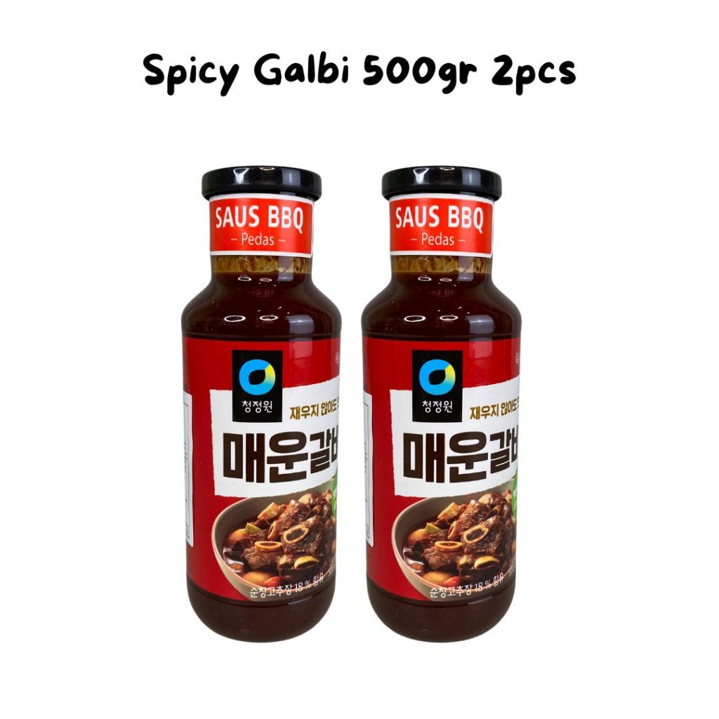 Saus Bulgogi Galbi Marinade Spicy Galbi Chung Jung One 500 Gr