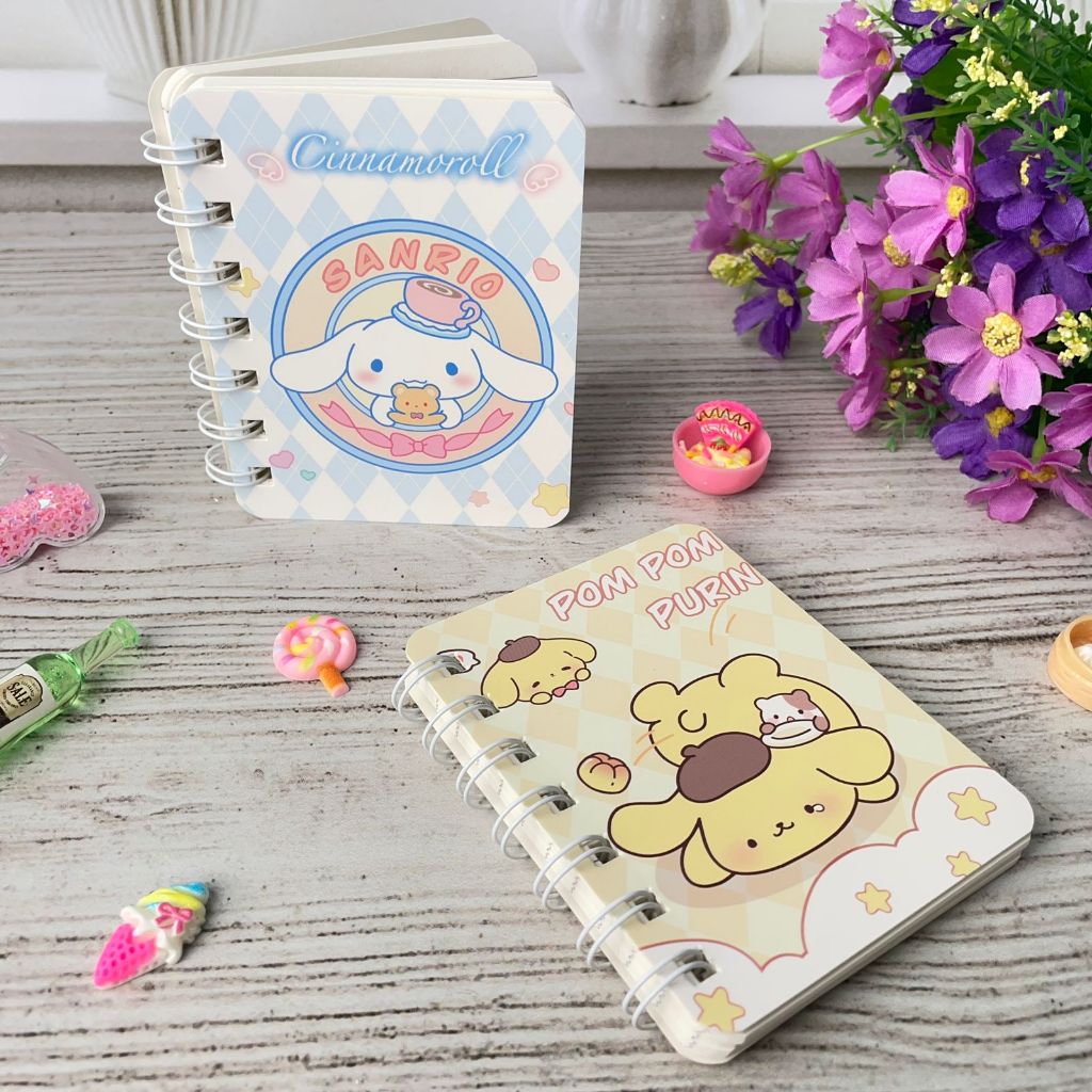 Jual Notebook Spiral Sanrio Ukuran A7 Cinnamoroll Buku Tulis Lucu ...