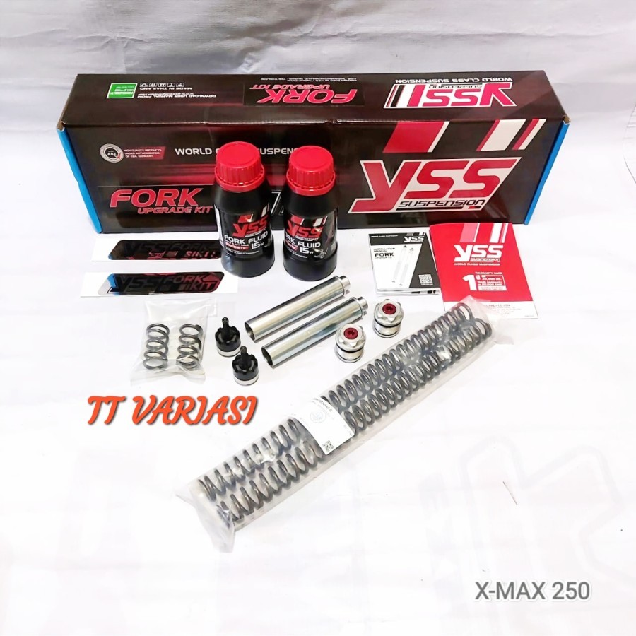 Jual Front Fork Spring Upgrade Kit L-1 / Per Shock Depan YSS Xmax 250 ...