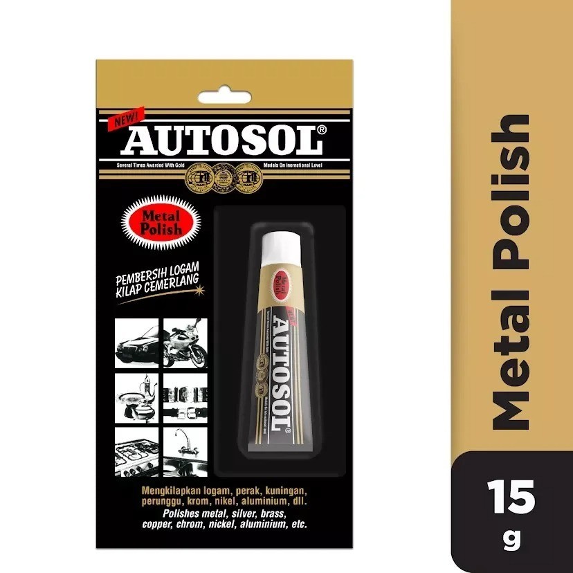 Jual AUTOSOL METALPOLISH TUBE 15 GR AUTO SOL PER 12 PCS | Shopee Indonesia
