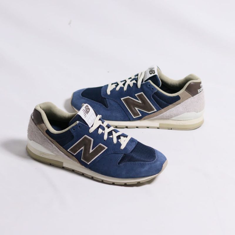 Jual NEW BALANCE 996 NAVY BEIGE BROWN Shopee Indonesia